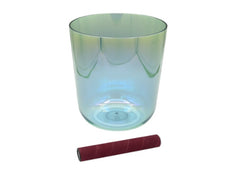 Bol chantant en cristal Infinity de Sela Percussion de 6 po en F4 440 Hz Turquoise