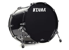 Grosse caisse Tama 16x12 Starclassic finition noyer/bouleau laquée avec base de support de tom