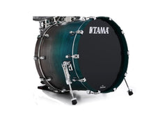 Grosse caisse Tama 16x12 Starclassic finition noyer/bouleau laquée avec base de support de tom