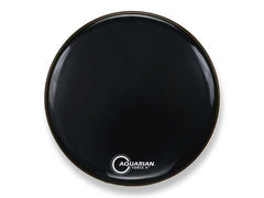 Peau de grosse caisse résonnante Aquarian 16" noire