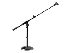 Pied de micro Hercules Low "H" avec perche et pince pour micro